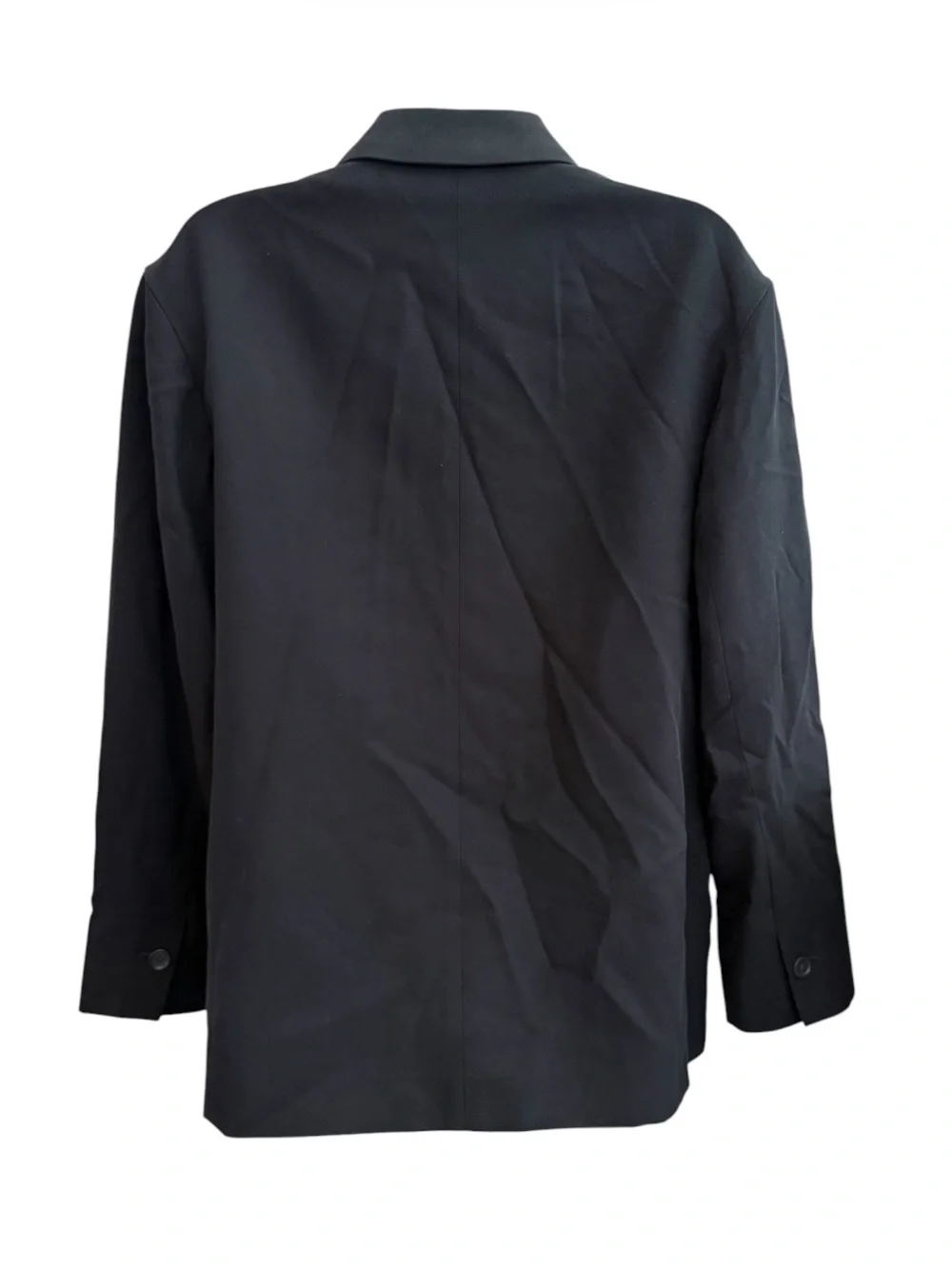 Everlane Black Lyocell One Button Blazer Jacket Women's Size 4 Minimalist